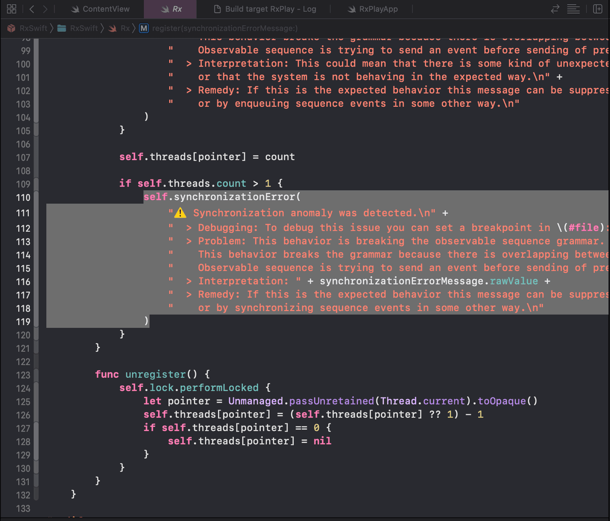 SynchronizationTracker synchronization